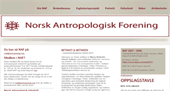 Desktop Screenshot of antropologi.org