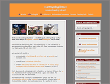 Tablet Screenshot of antropologi.info